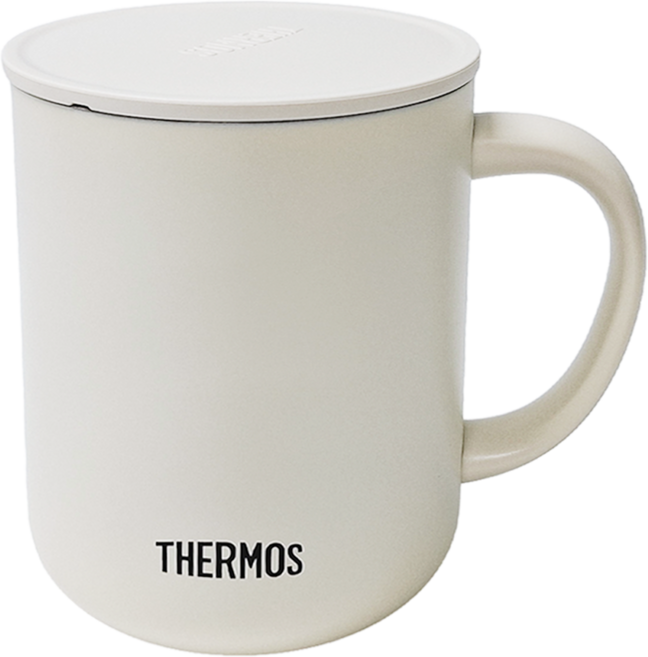 THERMOS 膳魔師 保溫杯 JDG-451C系列, 牛奶白, 450ml, 1個