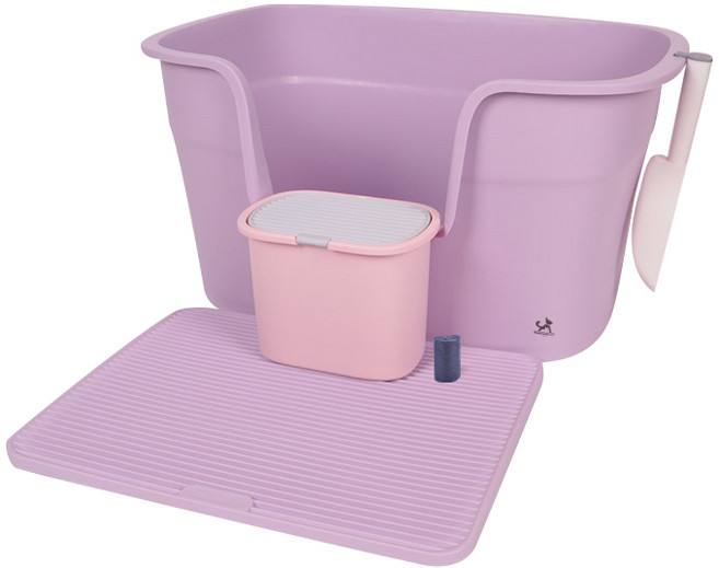 딩동펫 맥스 대용량 고양이 화장실, 라벤더, 1개