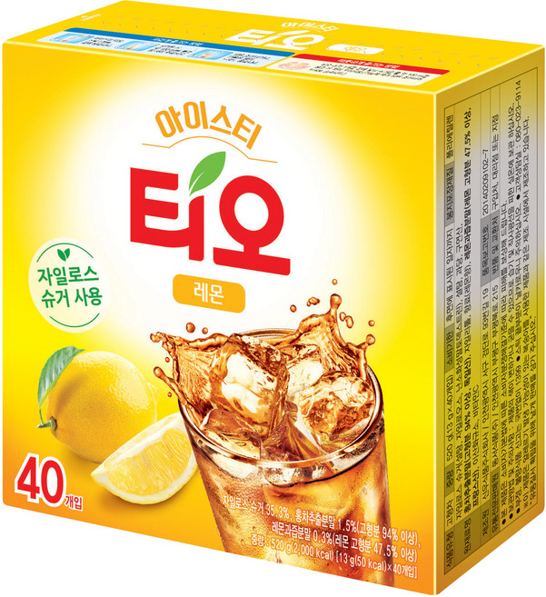 티오 아이스티 레몬, 13g, 40개입, 1개, 13g