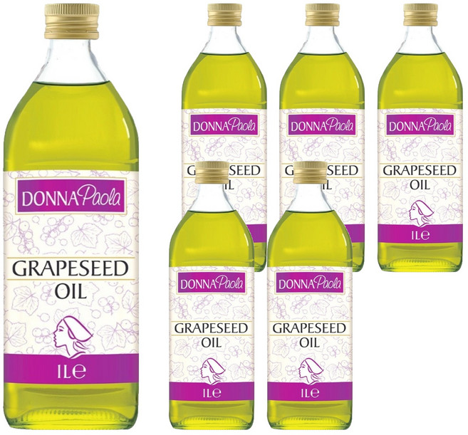 도나파올라 포도씨유, 1L, 6개