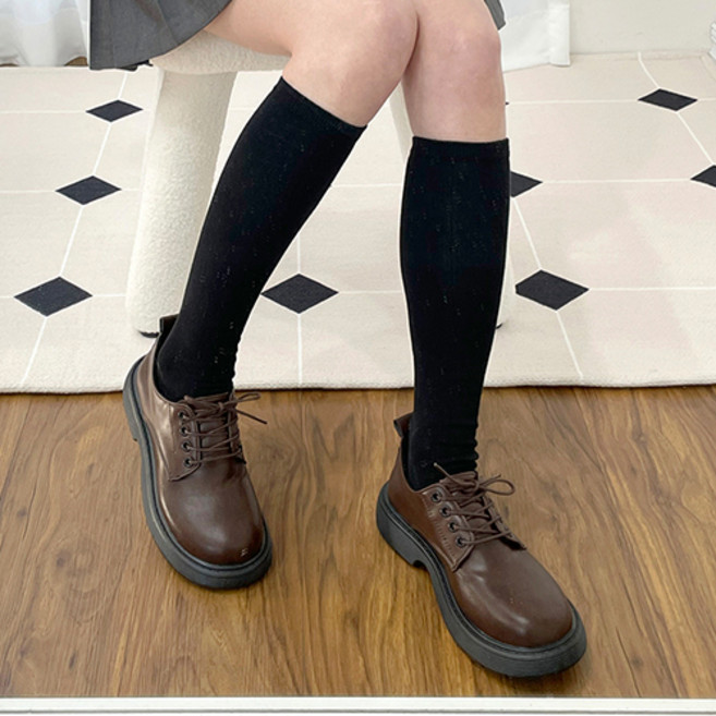 Aboutshoe 女款復古牛津平底樂福鞋 TSP280