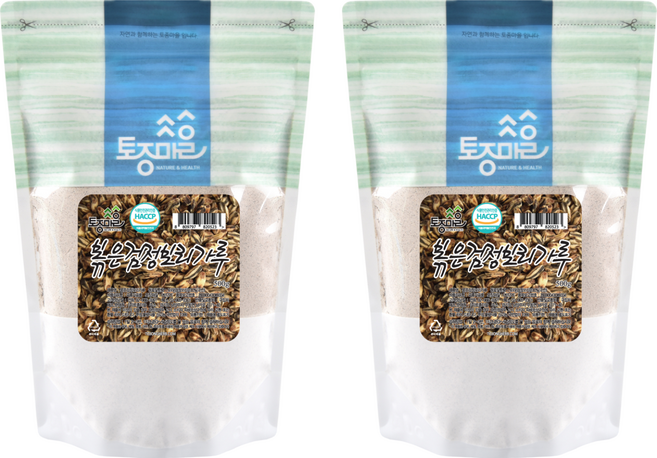 토종마을 볶은 검정 보리가루, 500g, 2개