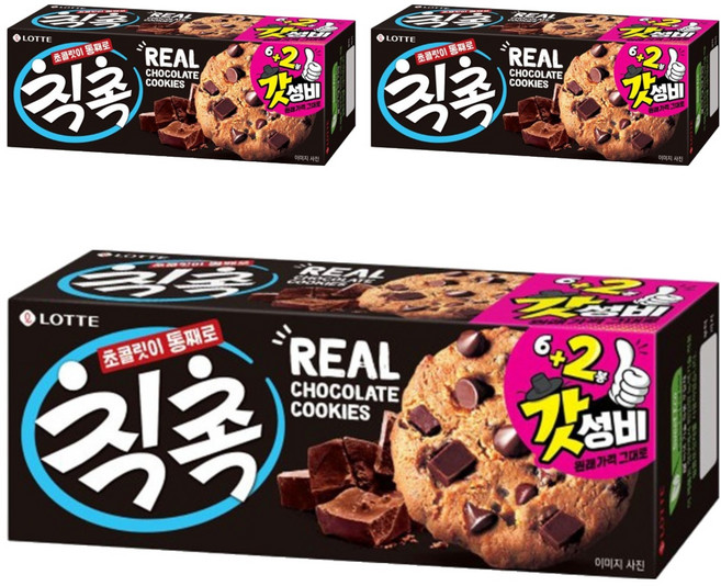롯데웰푸드 칙촉 오리지널, 120g, 3개