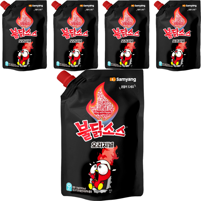 불닭 소스 오리지널, 5개, 2kg