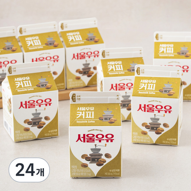 서울우유 커피, 300ml, 24개