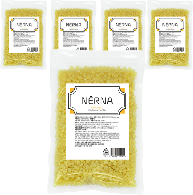 네르나 하드왁스 오리지널, 500g, 5개