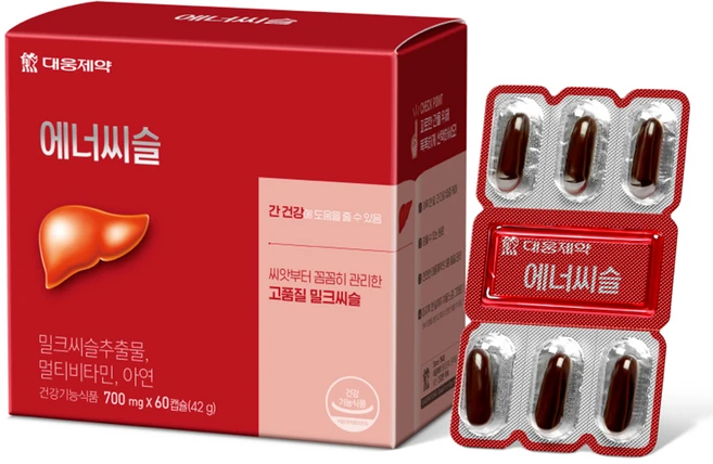 에너씨슬 밀크시슬, 60정, 1개 - 쿠팡