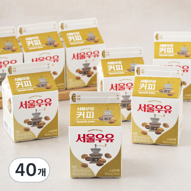 서울우유 커피, 300ml, 40개