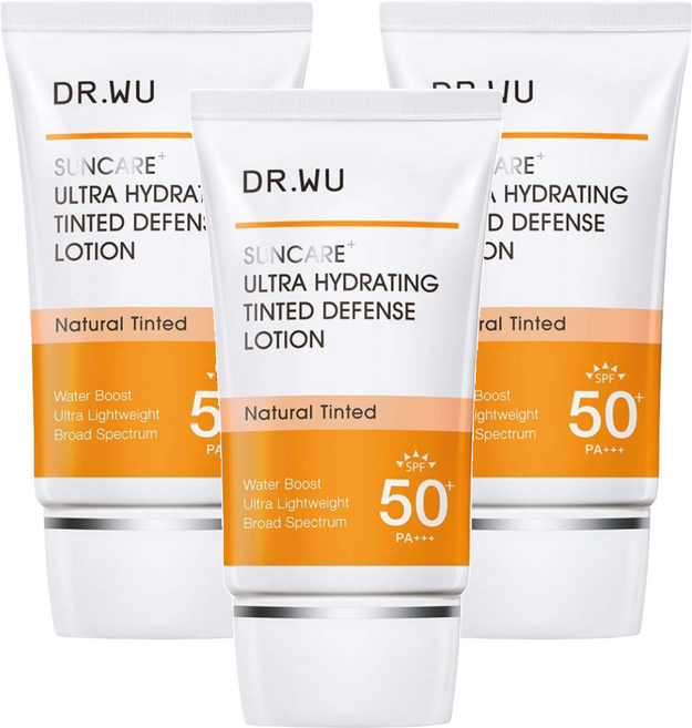 DR.WU 全能保濕潤色防曬乳, 35ml, 3瓶