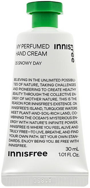 INNISFREE 我的香氛護手霜 下雪日子, 30ml, 1條