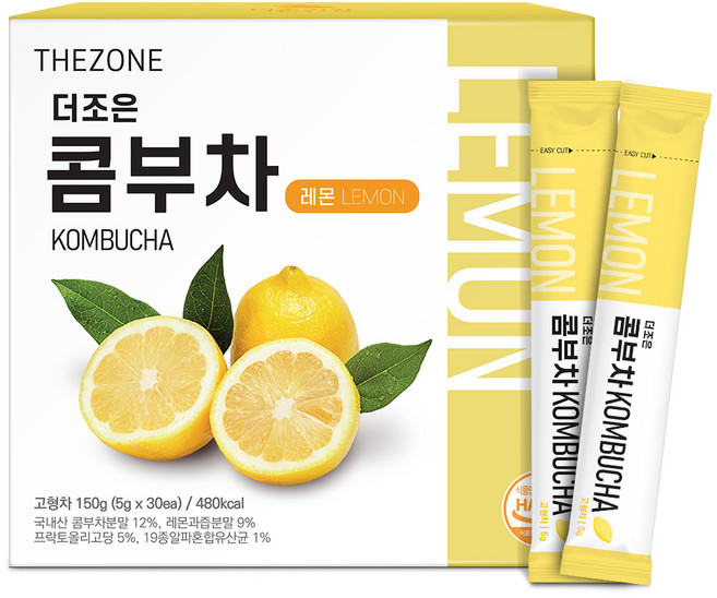 더존건강 더조은 콤부차 레몬, 30개입, 1개, 5g