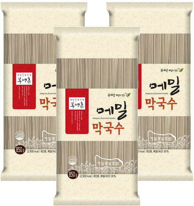 봉평촌 메밀막국수, 850g, 3개