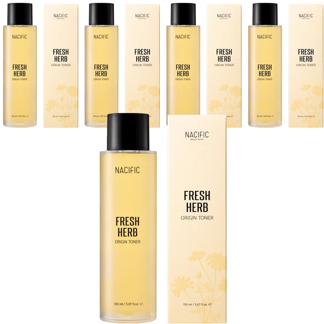 네시픽 프레쉬 허브 오리진 토너, 150ml, 5개 - 쿠팡