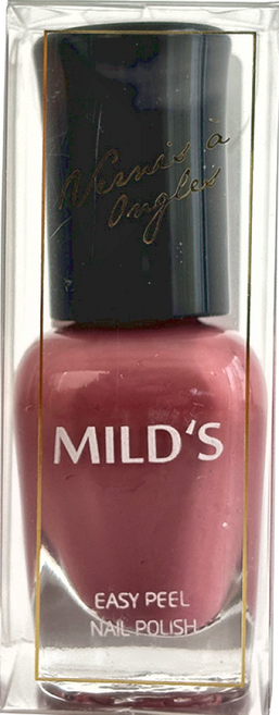 MILD'S 曼思 水性可剝指甲油, 玫瑰棕 MS132, 7ml, 1瓶