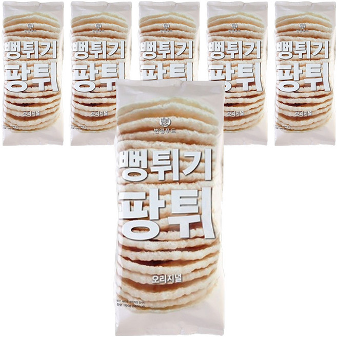 팡튀 오리지널 뻥튀기, 120g, 6개