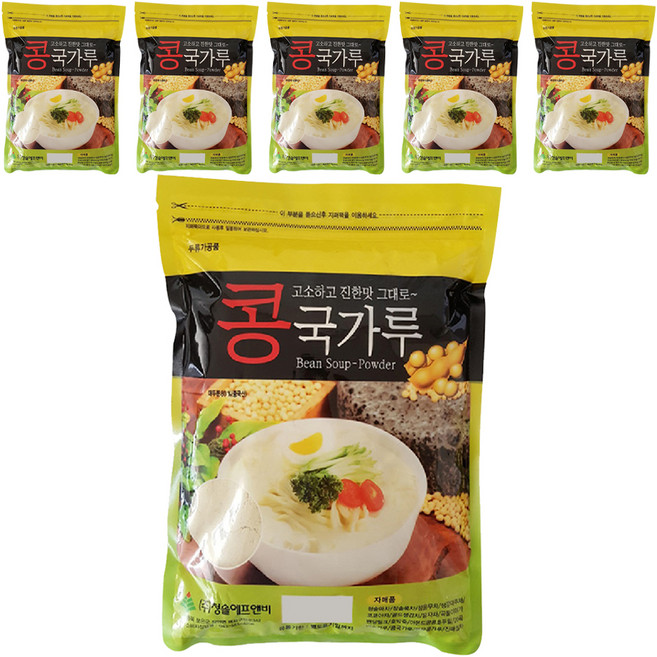 청솔식품 콩국가루, 850g, 6개