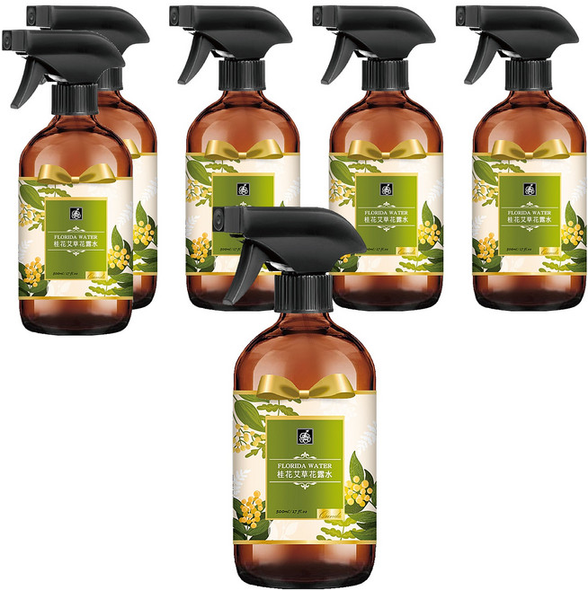 QUNDO 康朵 百年經典花露水 桂花艾草 500ml, 6瓶