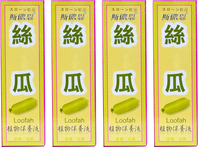 THRONE 斯儂恩 天然保養液 絲瓜, 128ml, 4瓶