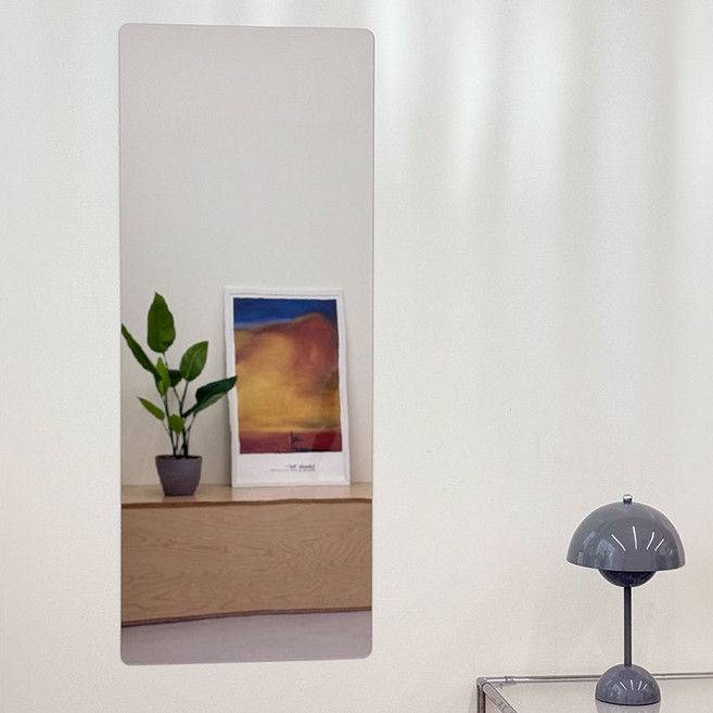 일상도구 부착형 아크릴 벽거울 40 x 100 cm