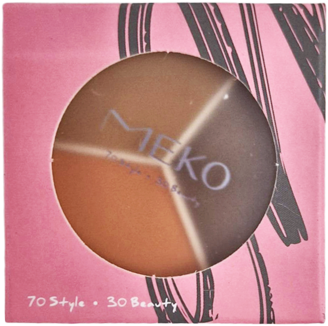 MEKO 精修大師訂製三色遮瑕盤, 02 medium, 1個