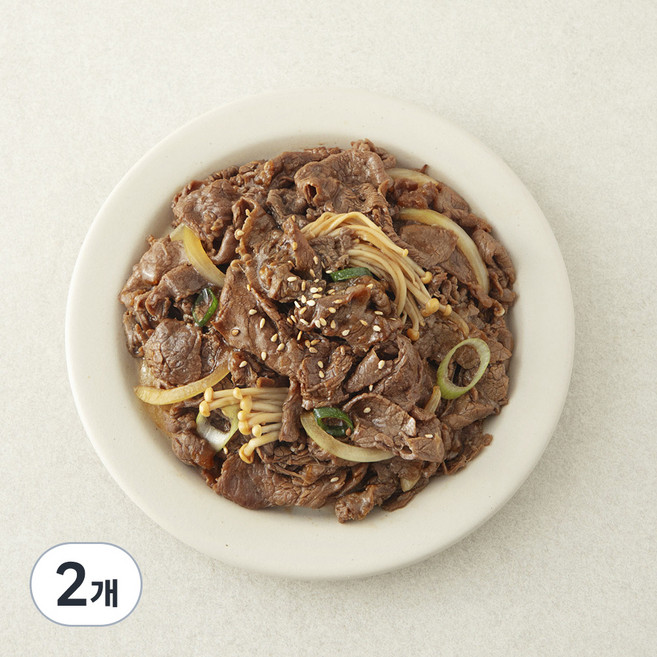 집반찬연구소 소불고기, 400g, 2개