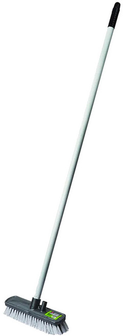 巧巧 鋼管地刷, 白色 + 黑色, 1支