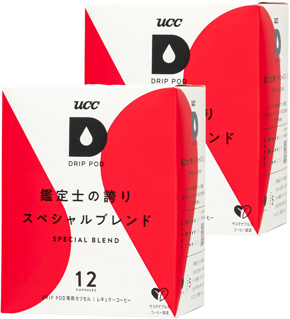 ucc 嚴選精選綜合咖啡膠囊, 7.5g, 2盒, 12顆
