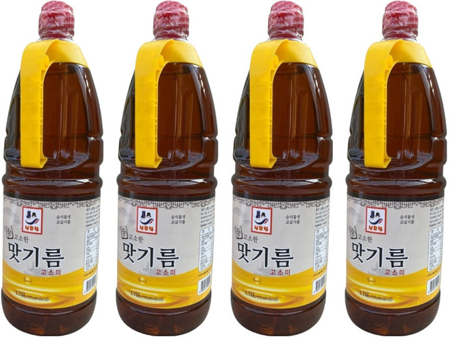 청은 참고소한 맛기름 고소미, 1.75L, 4개