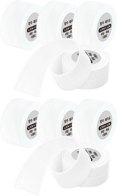 다다 다용도 방수 테이프 화이트, 8개