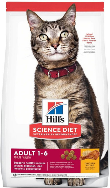 Hill's 希爾思 SCIENCE DIET 1~6歲成貓 特調食譜 乾糧, 1袋, 4kg, 雞肉