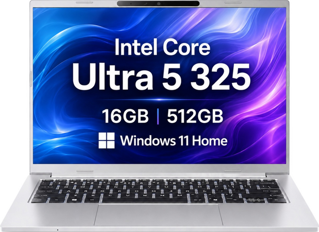 에이서 2026 아스파이어 14 AI 코어Ultra5 인텔 14세대, 실버, A14-I71M-565N, 512GB, 16GB, WIN11 Home
