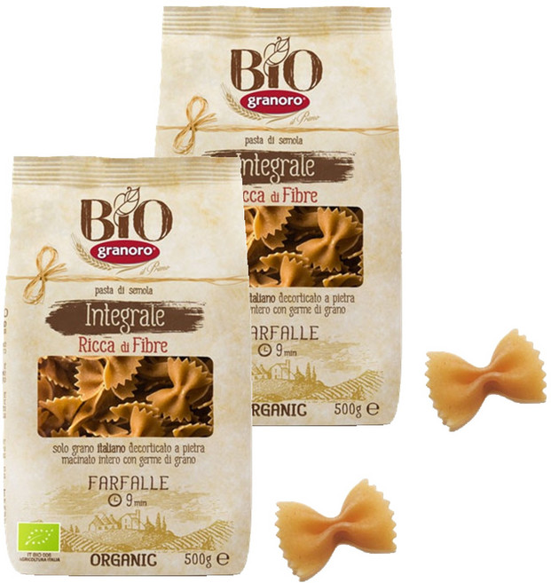 그라노로 유기농 통밀 파르팔레, 500g, 2개