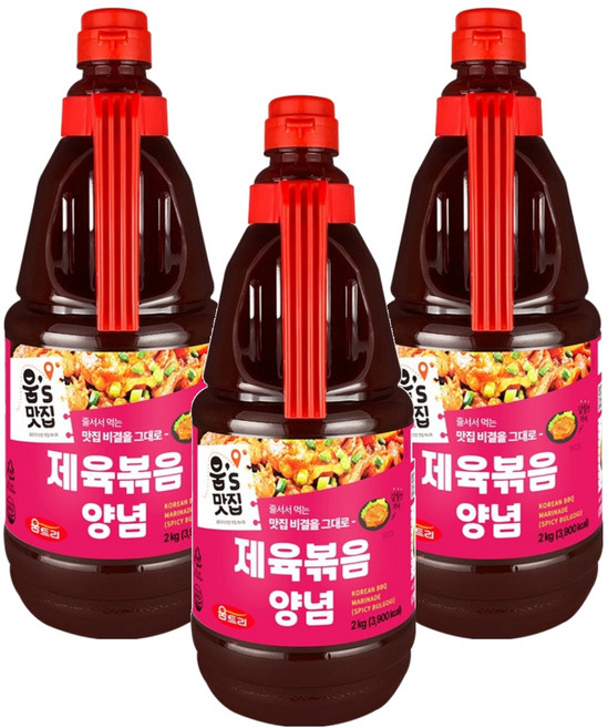 움트리 제육볶음양념, 2kg, 3개