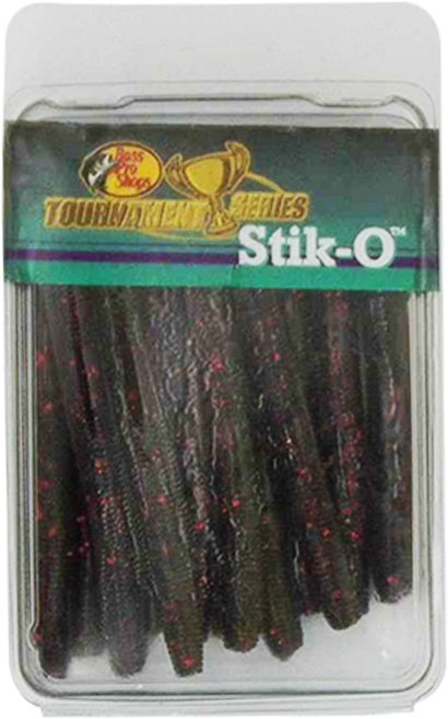 Bass Pro Shops 3吋 招牌棒棒蟲 Stik-O Worm, 咖啡色, 1盒