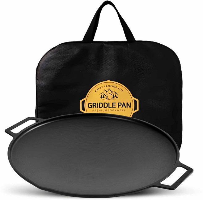 시샘 인덕션 통주물 그리들 팬 + 전용가방, 36cm, 1세트