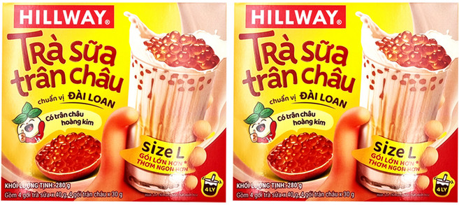 힐웨이 버블티 라지 고형차 40g x 4p + 버블 30g x 4p 세트, 2세트