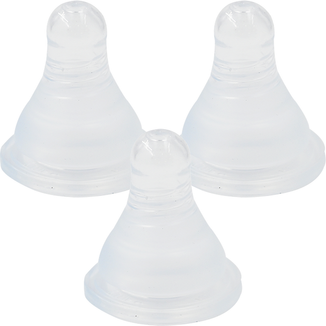 Simba 小獅王辛巴 超柔防脹氣標準十字奶嘴, 12個月以上, 3個