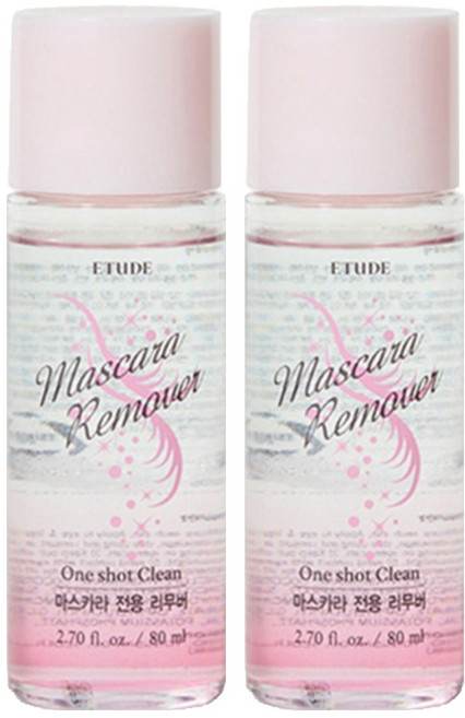 에뛰드 마스카라 전용 리무버, 80ml, 2개