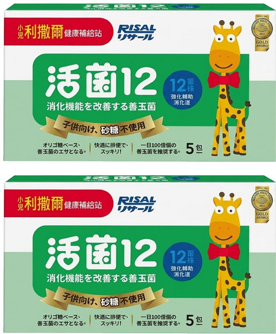 RISAL 小兒利撒爾 活菌12 無糖版, 2g, 5包, 2盒