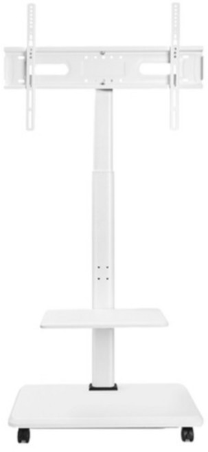 와룡물산 삼성 LG 호환 32~75인치 이동식 TV스탠드, 화이트, 1개
