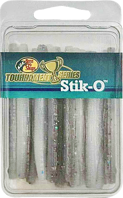 Bass Pro Shops 3吋招牌棒棒蟲 Stik-O Worm 路亞, 1073, 1盒