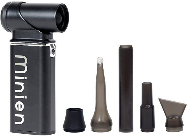 미니엔 3세대 슈퍼에어건 무선 차량용 청소기, 블랙, AIR-1000