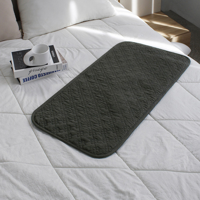 디누스 한일전기 2인용 탄소 전기방석 HE-HP02, 차콜, 44 x 87 cm