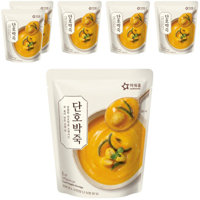 OURHOME 愛味弘 南瓜粥, 270g, 6包