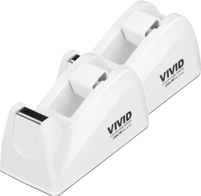 모하코 간편한 스카치테이프 커터기, 화이트, 2개