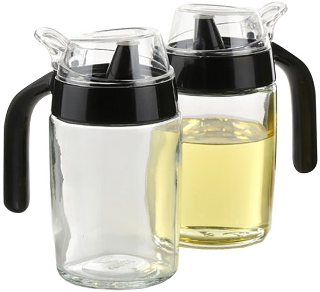 시노글라스 원터치 오일병 블랙, 250ml, 2개