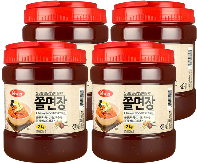 움트리 쫄면장, 2kg, 4개