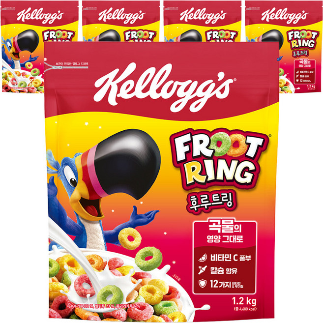 후루트링 시리얼, 1.2kg, 5개