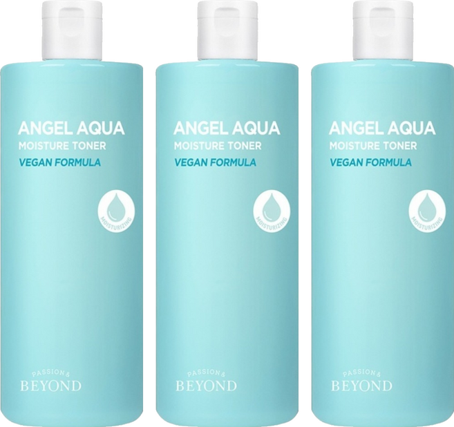[비건라이프] 비욘드 엔젤아쿠아 수분 진정 토너, 500ml, 3개