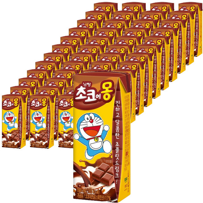 초코에몽, 190ml, 48개